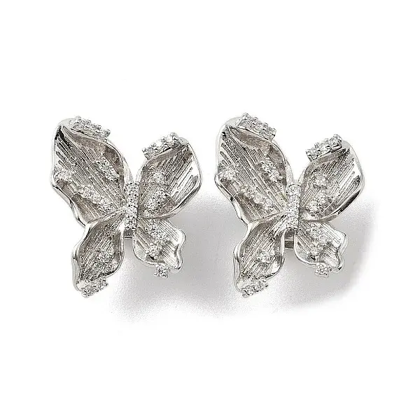 Brass Micro Pave Cubic Zirconia Pendants