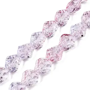 Electroplate Glass Beads Strands