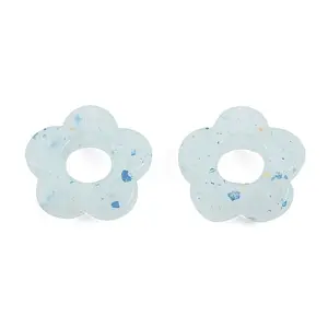 Marbled Stone Style Opaque Acrylic Beads