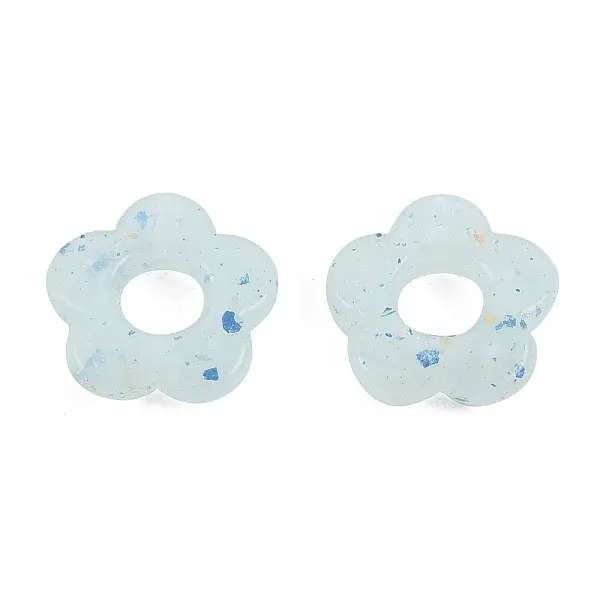 Marbled Stone Style Opaque Acrylic Beads