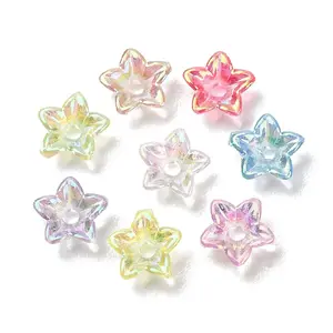 Transparent Acrylic Bead Caps