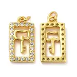 925 Sterling Silver Micro Pave Cubic Zirconia Charms