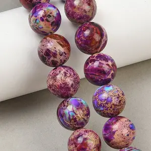 Dyed Natura Imperial Jasper Beads Strands