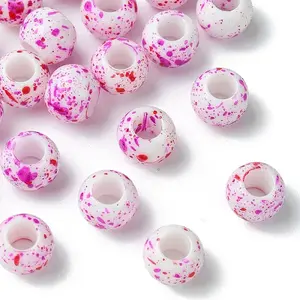 20Pcs Acrylic European Beads