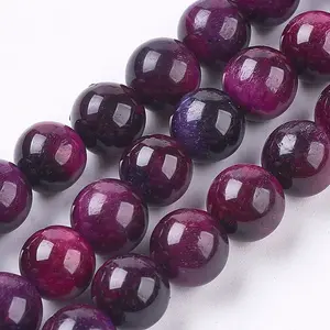 Natural Tiger Eye Bead Strands