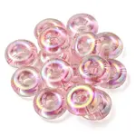 UV Plating Rainbow Iridescent Acrylic Beads