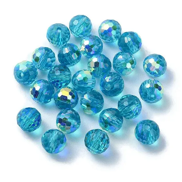 AB Color Plated Glass Beads