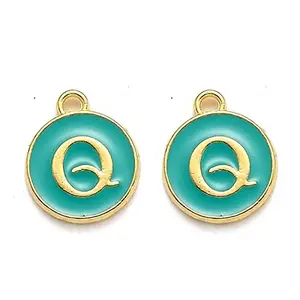 Golden Plated Alloy Enamel Charms
