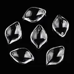 Transparent Glass Petal Beads