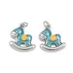 Brass Enamel Pendants