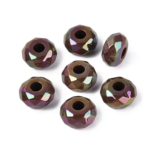 Opaque Acrylic European Beads