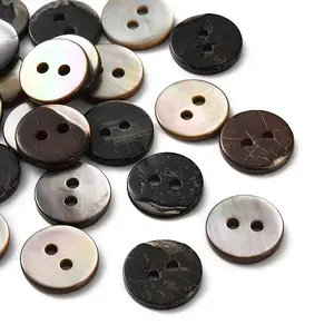 Natural Black Lip Shell Buttons