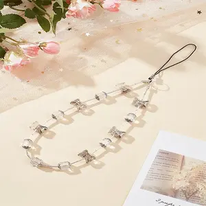 1Pc Plastic Clear Mobile Straps