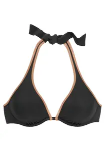 Bruno Banani Bikinový top  bronzová / čierna