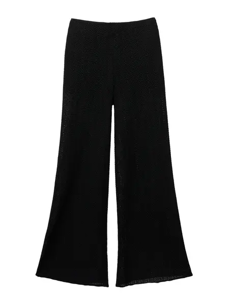 Pull&Bear Nohavice  čierna