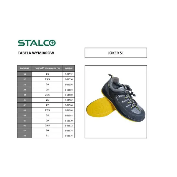 Sandály pracovní JOKER S1, 44, STALCO