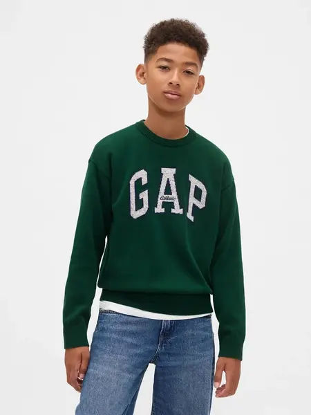 GAP Dětský svetr s logem - Kluci