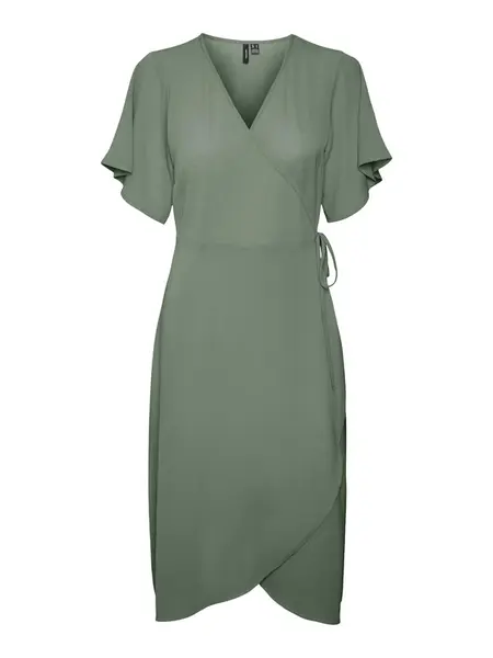 VERO MODA Šaty 'Saki'  tmavozelená