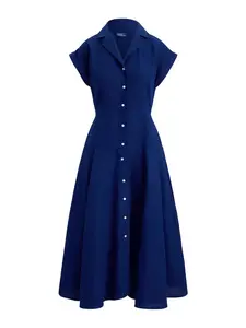 Polo Ralph Lauren Košeľové šaty  modrá denim