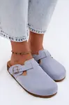 Kožené mule s přezkou Zazoo