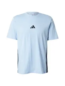 ADIDAS PERFORMANCE Tričko  svetlomodrá / čierna