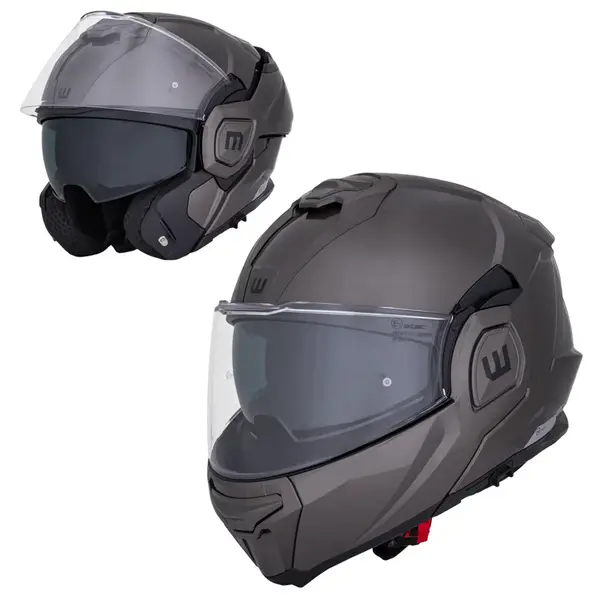 Překlopná moto přilba W-TEC Zoroz P/J Metallic Grey S (55-56)