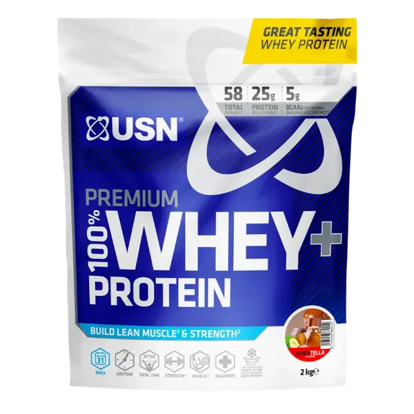 USN 100% Premium Whey Bag 2000g - čokoláda