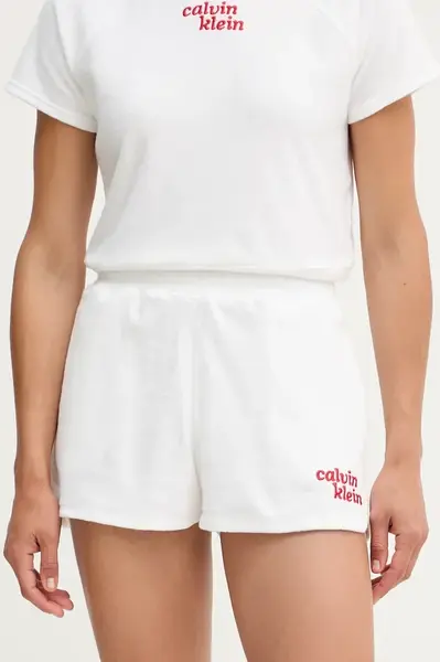 Calvin Klein Jeans teplákové šortky dámské s bavlnou