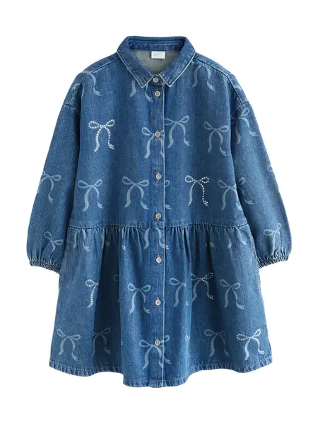 Next Šaty  modrá denim