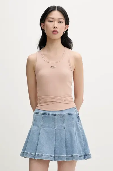 Diesel top dámský bavlněný s elastanem T-ANKY-TAIL