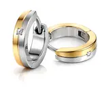 Boccia Titanium Titánové elegantné náušnice s briliantmi 0563-04