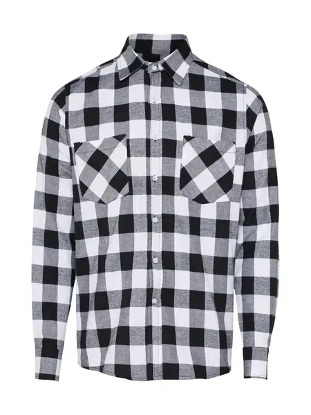 Urban Classics Košeľa  čierna / biela