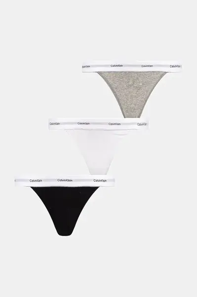 Calvin Klein Underwear kalhotky dámské bavlněné s elastanem 3-pack
