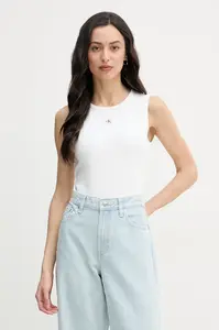 Calvin Klein Jeans top dámský bavlněný s elastanem