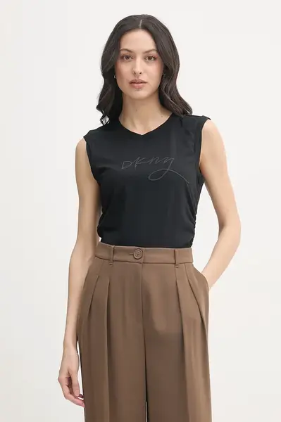 DKNY top dámský s bavlnou