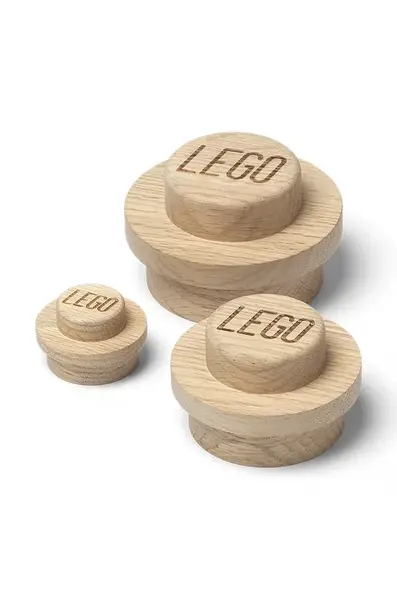 Lego Sada nástenných vešiakov Lego 3-pak