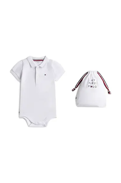 Tommy Hilfiger body dětské bavlněné s elastanem