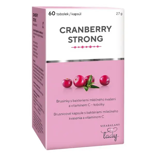VITABALANS LADY Cranberry strong 60 tobolek