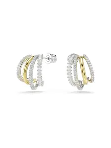 Swarovski Náušnice 'Hyperbola'  zlatá / strieborná / priehľadná