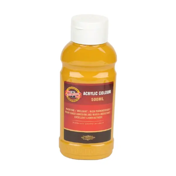 Akrylová farba 500 ml, okrová