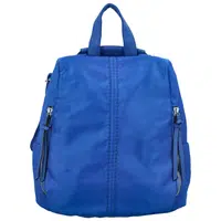 Dámský látkový batoh kabelka královsky modrý - Paolo Bags Myrtha