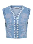 ONLY Vesta 'ONLNoella'  modrá denim / biela