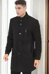 PLT9386 DEWBERRY MEN'S COAT-DIAGONAL BLACK