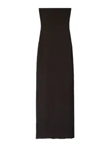 Bershka Šaty  tmavohnedá