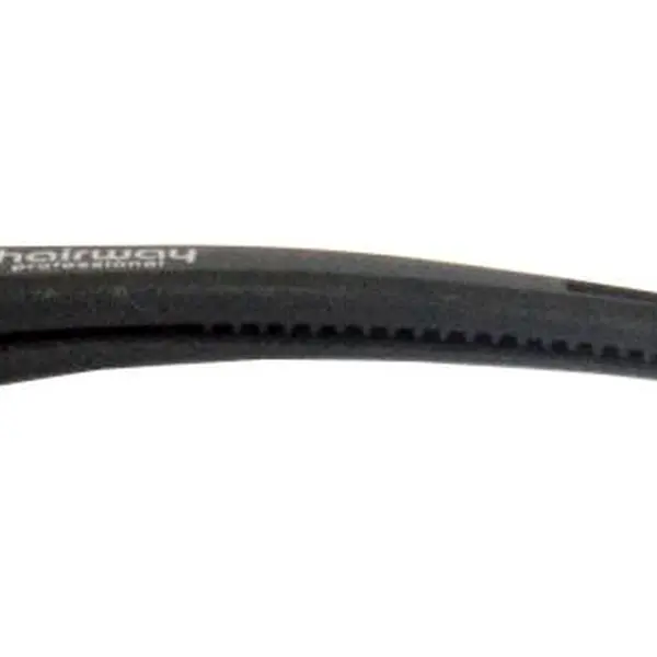 Karbonové klipsy do vlasů Hairway - 12 cm, černé - 6 ks (42031) + dárek zdarma