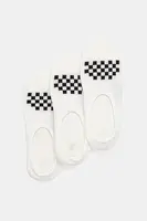 Ponožky Vans 3-pack bílá barva, VN000QCAYB21