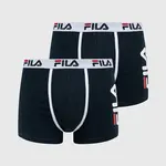 Boxerky Fila 2-pack pánské, tmavomodrá barva