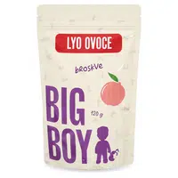 BIG BOY Broskve plátky lyofilizované 120 g, poškozený obal