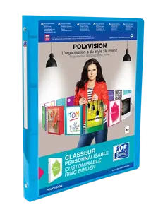 Elba Pořadač A4 Transparent modrý 2cm