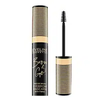 Eveline Eyebrow Mascara gel pro úpravu obočí 02 Dark Brown 6 ml